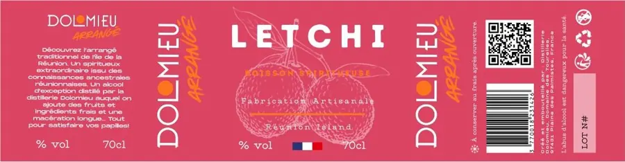 Étiquette Letchi